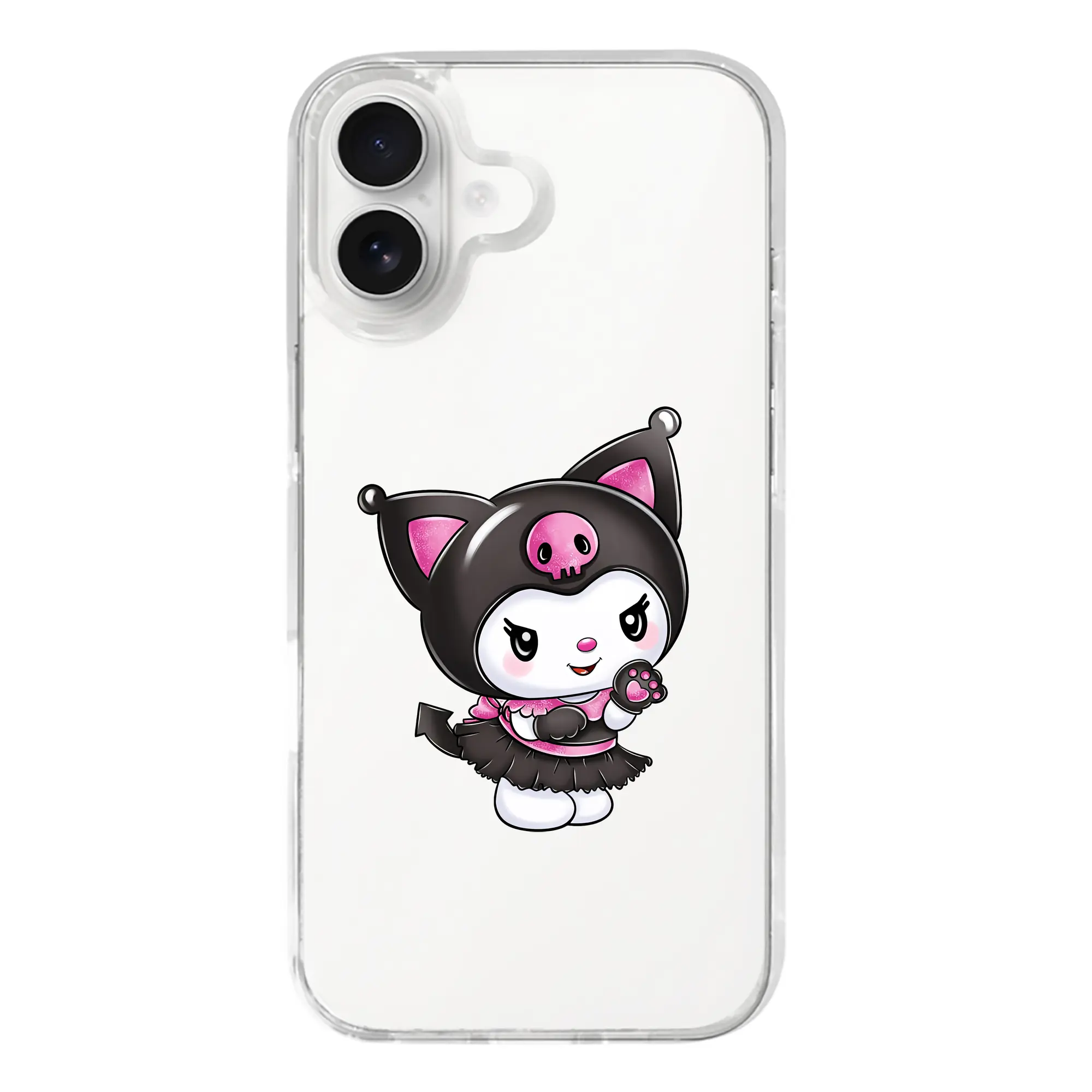 サンリオ グッズ,クロミ - iPhone 17シリーズ 透明スマホケース – 薄型・耐衝撃・精密フィット保護カバー